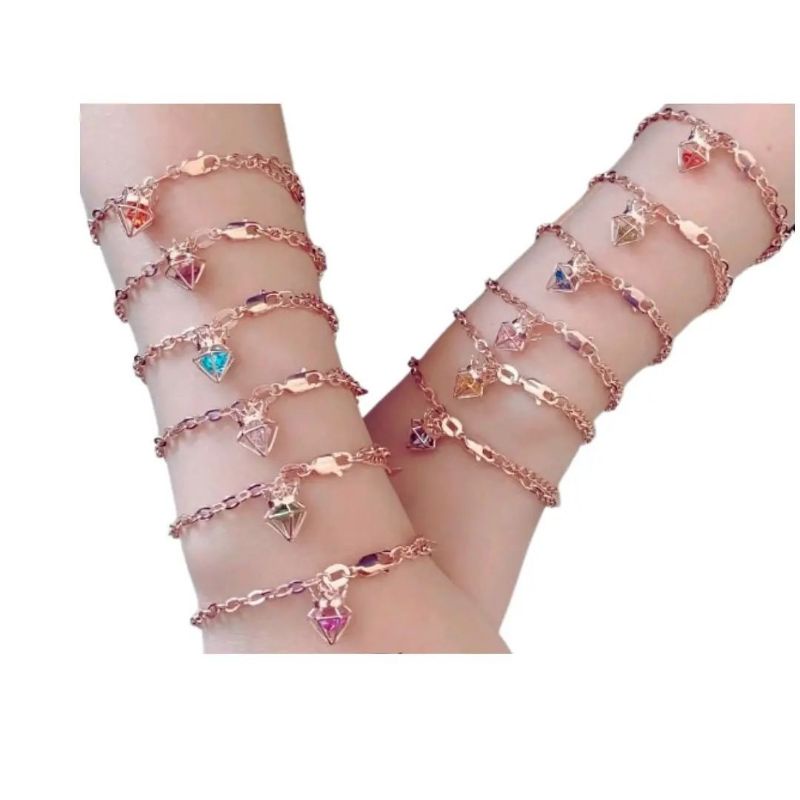 GELANG BIRTHSTONE HWT 75%/17K
