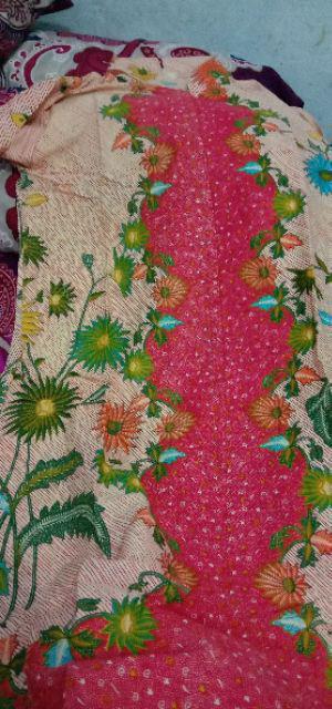 Batik Couple Keluarga Sania Ruffle Ori Ndoro Jowi Dnt Motif Matahari