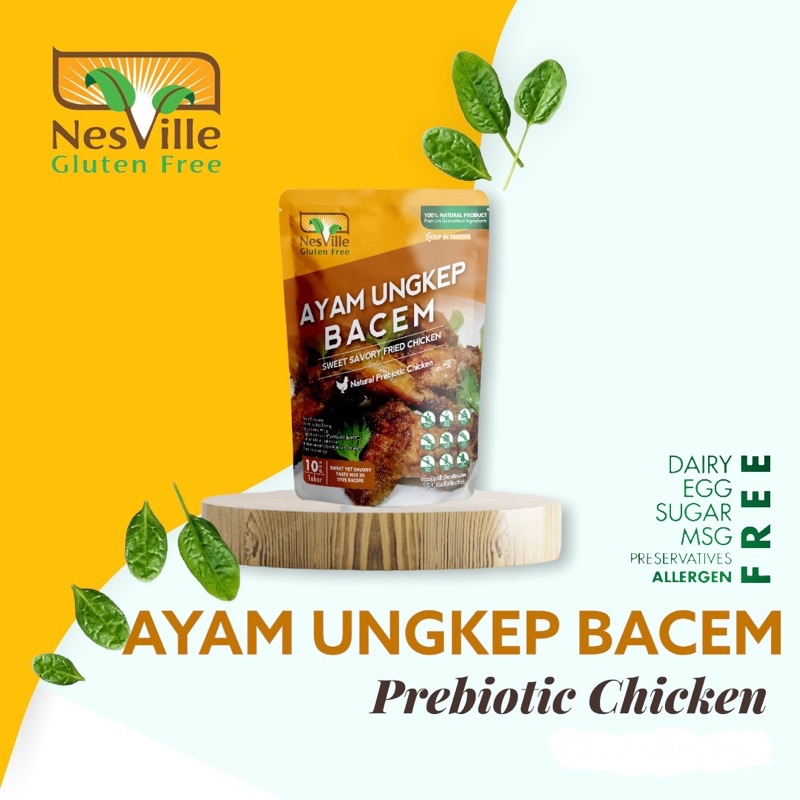 

Nesville Ayam Ungkep Gluten Free | Non GMO | Sehat & Organik Mpasi Balita | Bebas Gluten / GF CF
