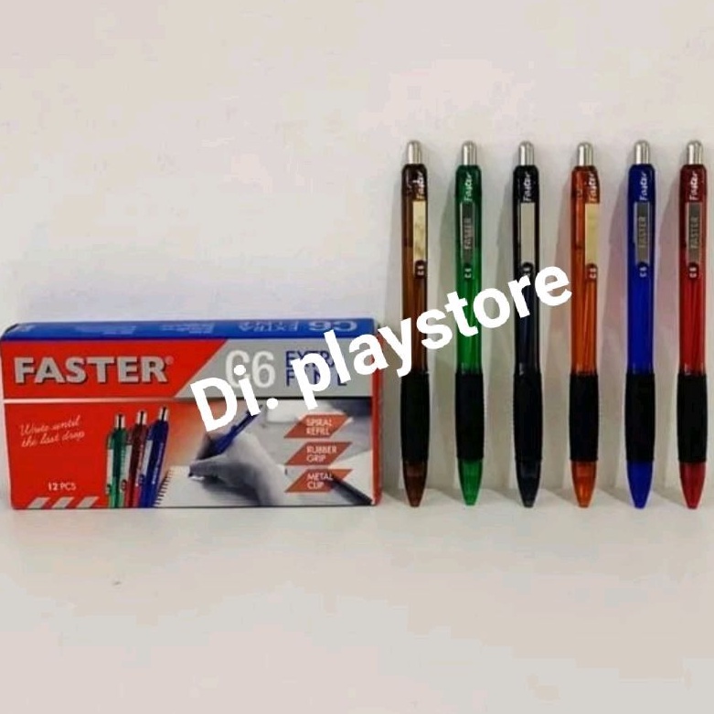

Ballpoint /Pulpen FASTER Cetrek C6 0.7 mm (1 Pcs)