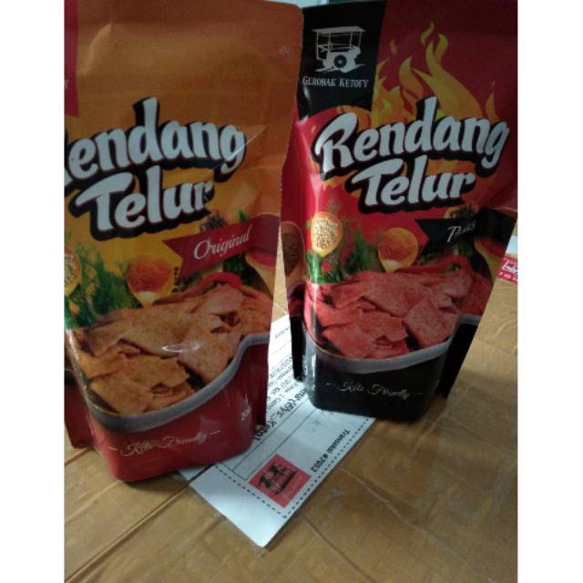 

Keripik rendang telur pedasss