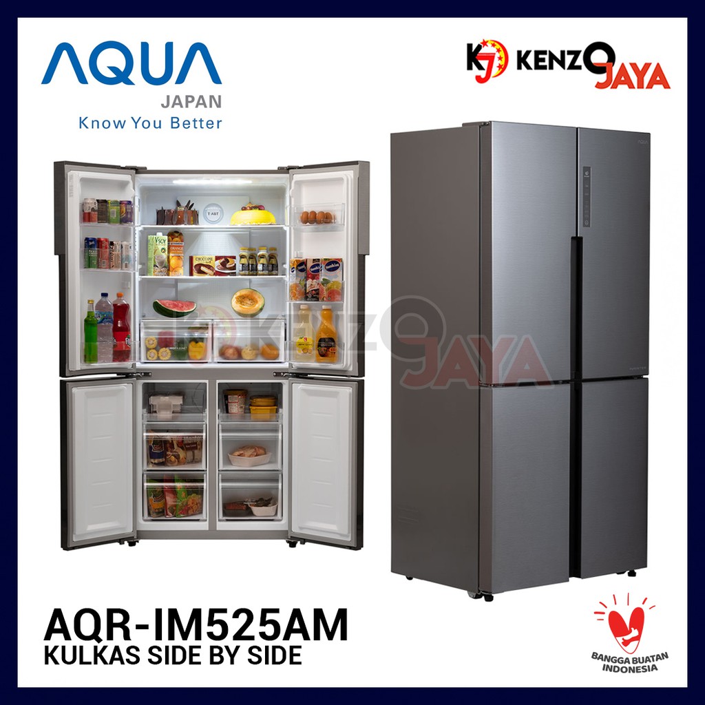 Kulkas 4 Pintu AQUA Japan AQR-IG525AM