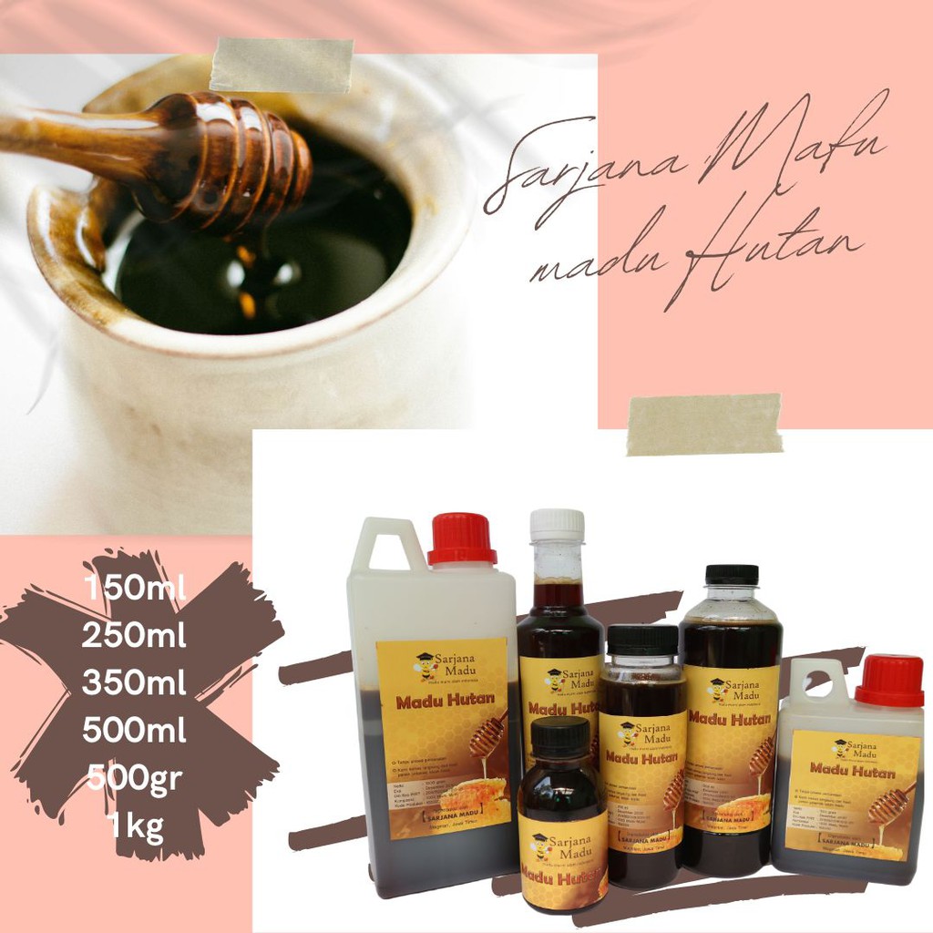 

MADU HUTAN MURNI 150 ml - 1 kg - 100% ASLI