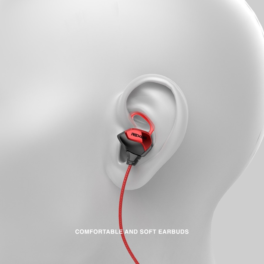 Earphone REXUS Gaming +Mic ME6