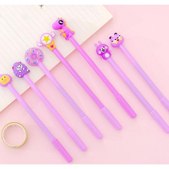 

PULPEN UNGU PURPLE KARAKTER UNICORN DONAT DOMBA 3D - CHICK