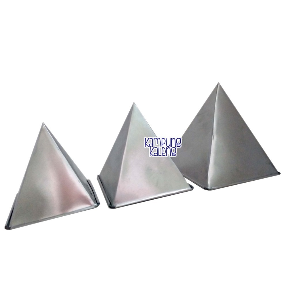 Cetakan Tumpeng Mini Piramid Set - 3 pcs