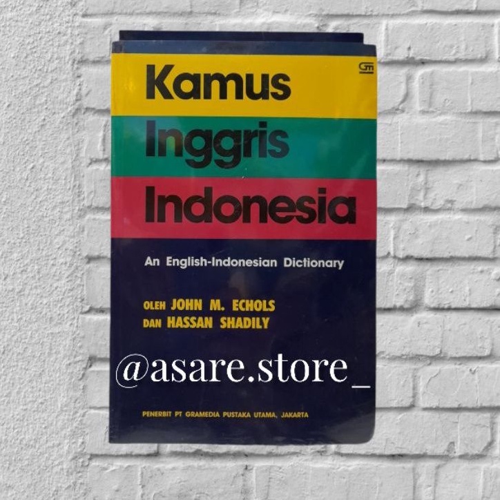 Kamus Inggris Indonesia - Gramedia Pustaka Utama - Kamus Lengkap - Kamus Bahasa