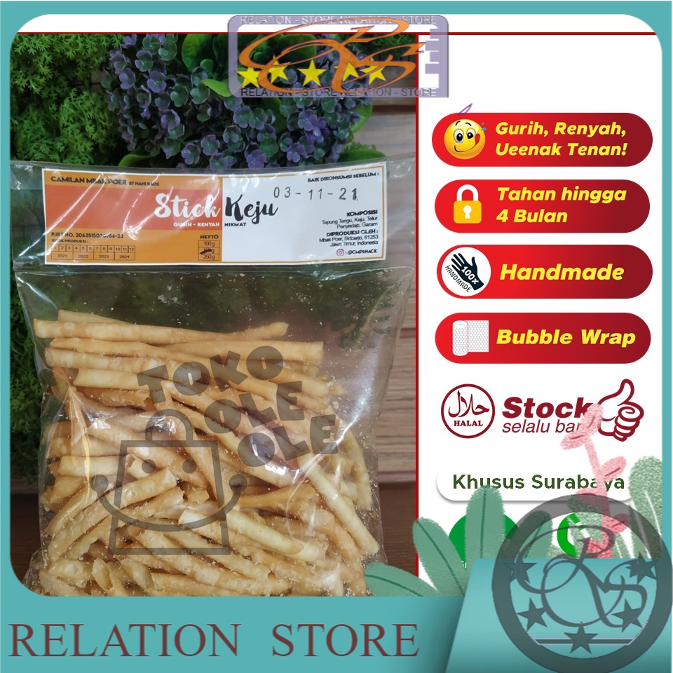 

Stick Bawang Keju Balado Gurih Handmade 150 gr
