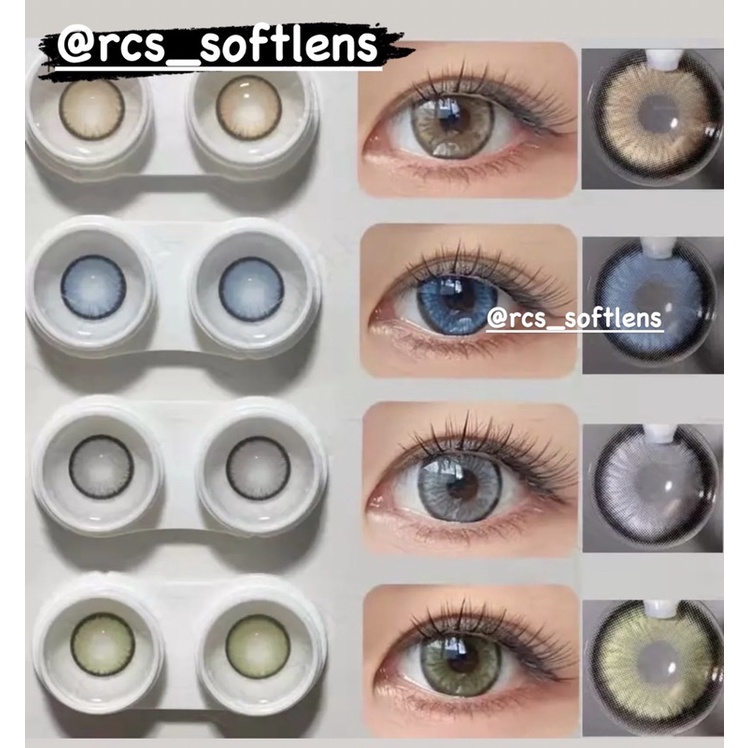 RCS ✅ Softlens import korea softlens kpop natural softlens minus -1.00 s/d -6.00