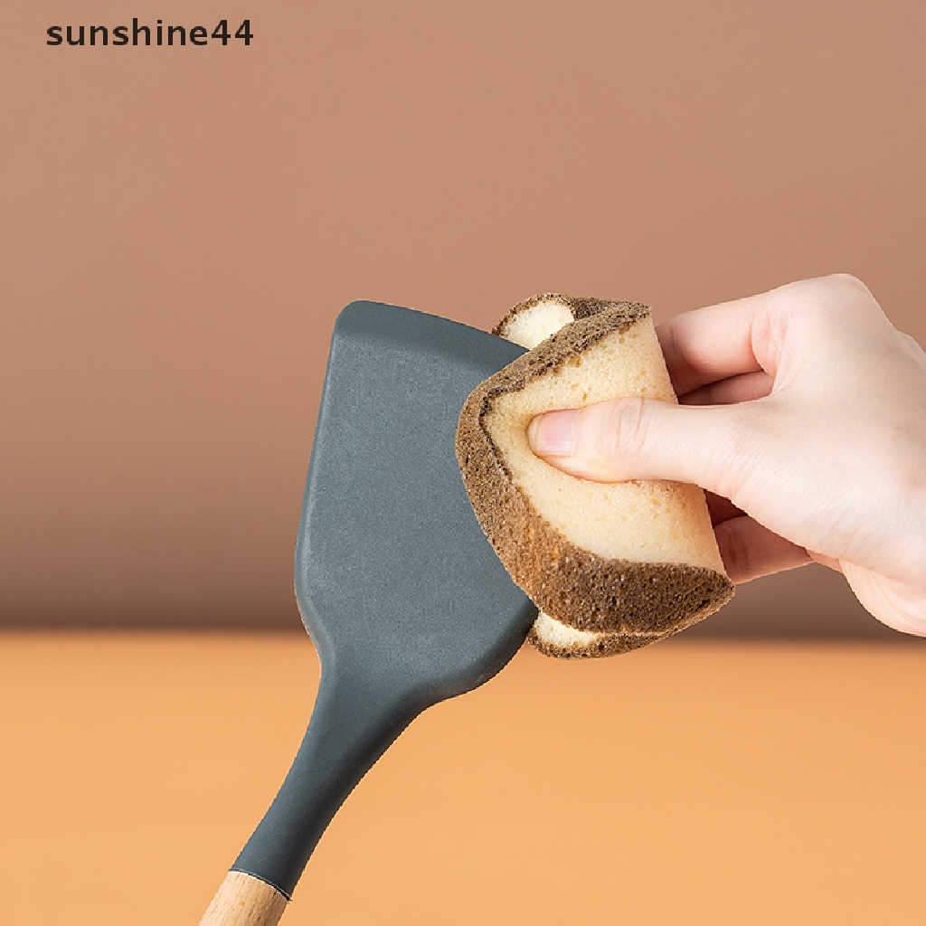 Sunshine Spons Pembersih Bentuk Roti Untuk Cuci Piring