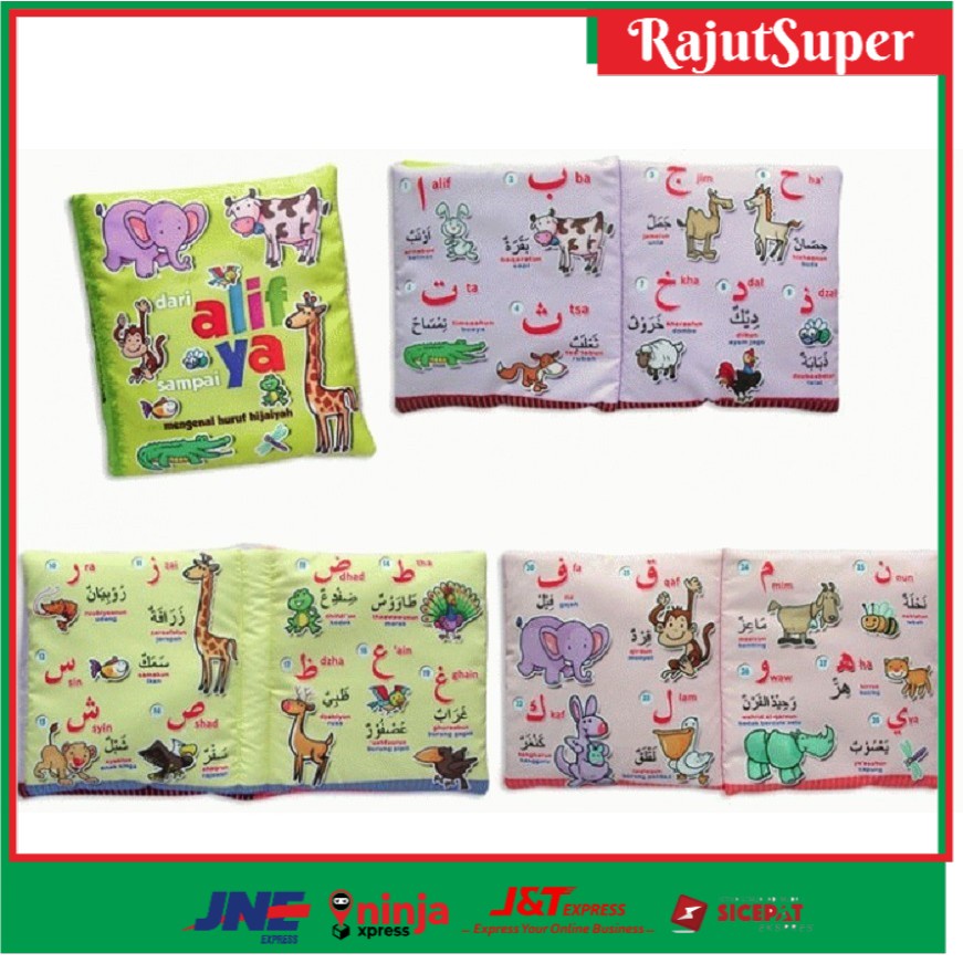 Mainan Edukasi Buku Bantal Softbook Edukatif