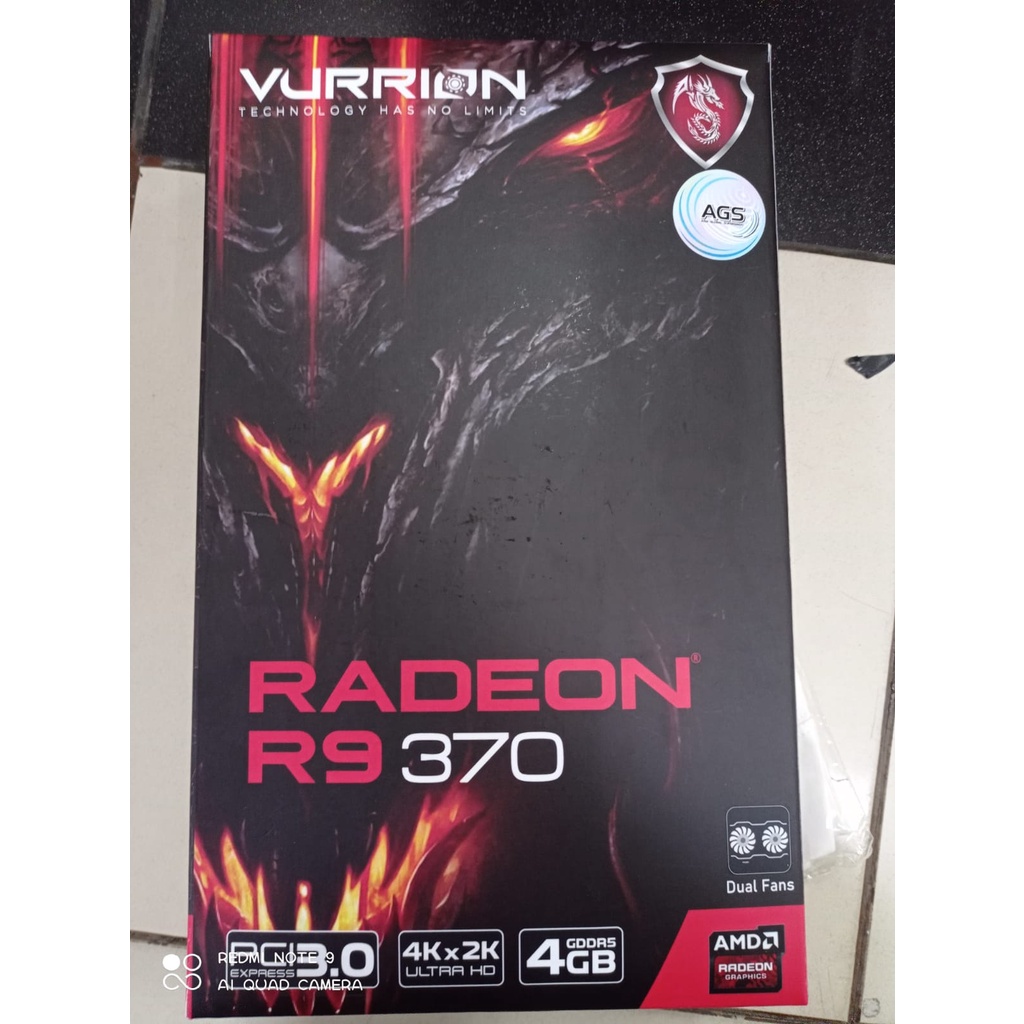 VGA CARD VURRION ATI RADEON R9 370 4GB DDR5 256BIT (GARANSI RESMI)