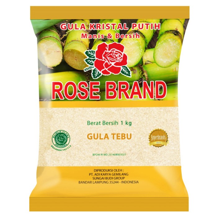 Gula Pasir Rose Brand KUNING 1kg / Gula Rose Brand KUNING 1 kg