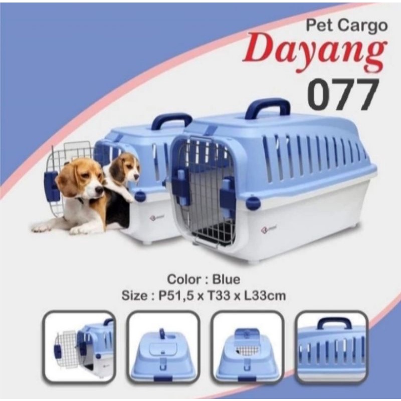 pet cargo dayang 077 canel box pet cargo kucing dan anjing