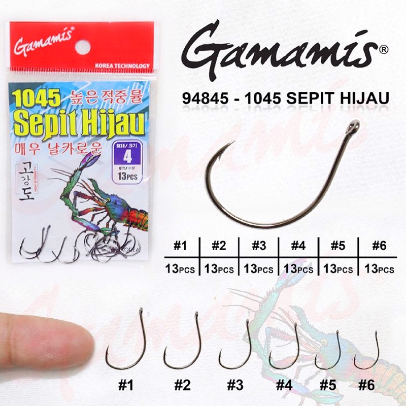 Mata Kail Udang Gamamis - Sepit Hijau