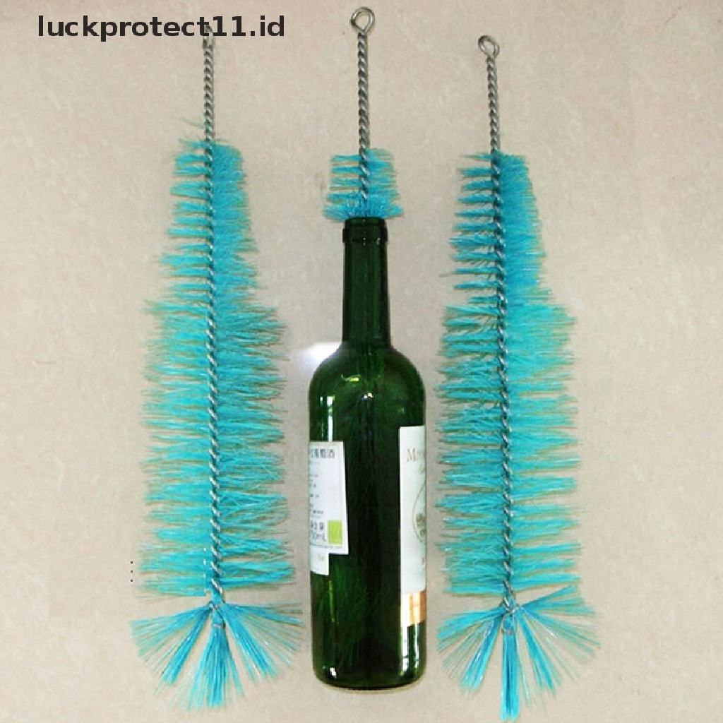 // Hg &amp; ID// Sikat Pembersih Botol Nylon Wine Beer Home Brew Tube Spout Alat Pembersih Dapur.