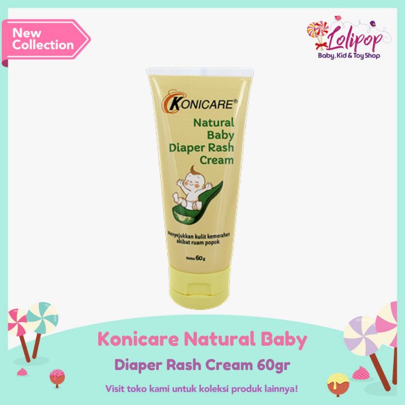 KONICARE NATURAL BABY DIAPER RASH CREAM 60gr