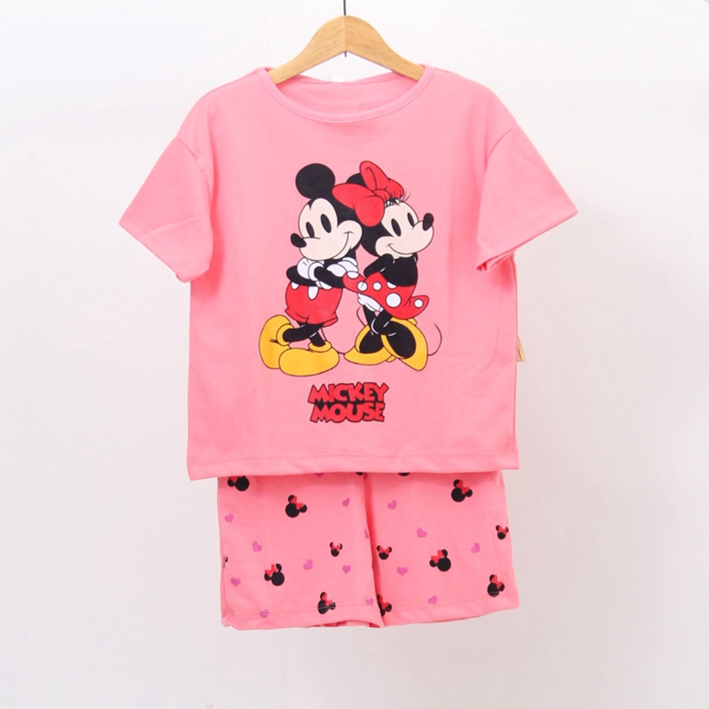 Setelan Santai Baju Tidur Rumah Anak Perempuan 4 -12 Tahun