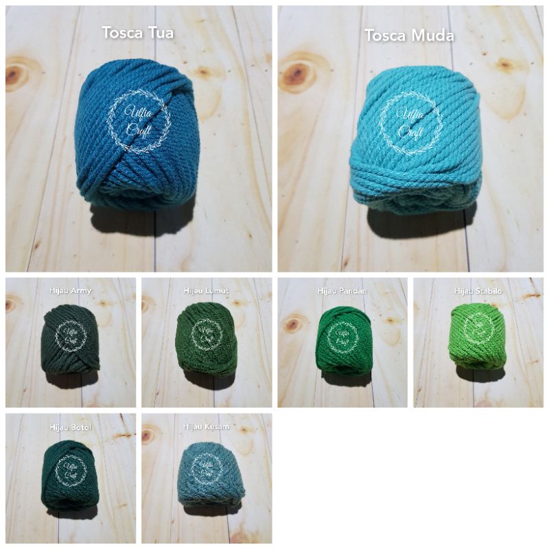 TERMURAH CUCI GUDANG Benang Macrame 4 mm Cotton Rope