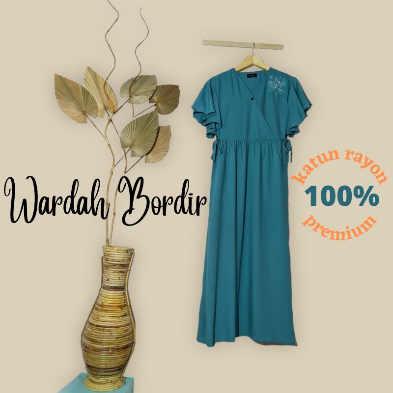 Daster Kekinian Murah Kimono Pendek Terbaru Harga Grosir Bagus Rayon Premium Bordir Home Dress