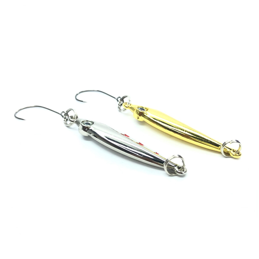 Micro Jig Killer 3gr - 4.5gr Gold Sliver Umpan Casting Ultralight Fishing