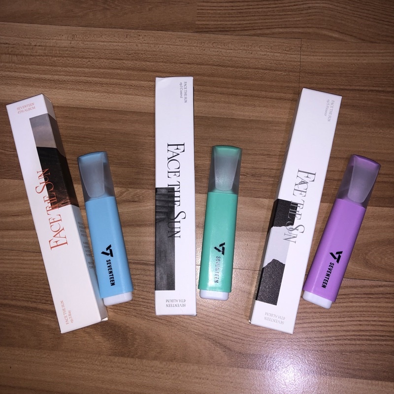 Highlighter Pen Album FACE THE SUN Seventeen SVT