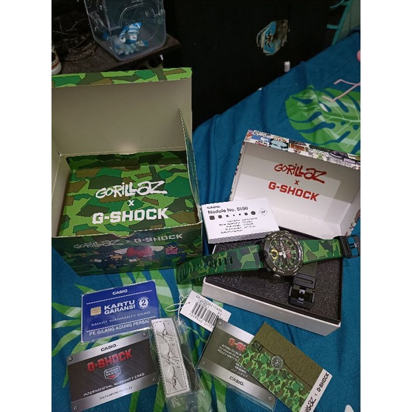 JAM CASIO G-SHOCK X GORILLAZ LIMITED EDITION GA-2000GZ - 3ADR AUTHENTIC