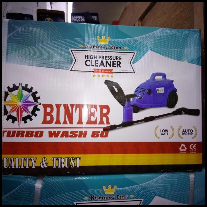 Binter Tws-60 Mesin Cuci Motor Mobil High Pressure Cleaner Auto Stop