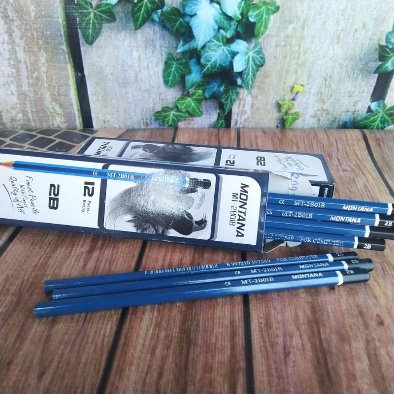 

Pensil 2B Montana MT-2B01B Biru Ecer