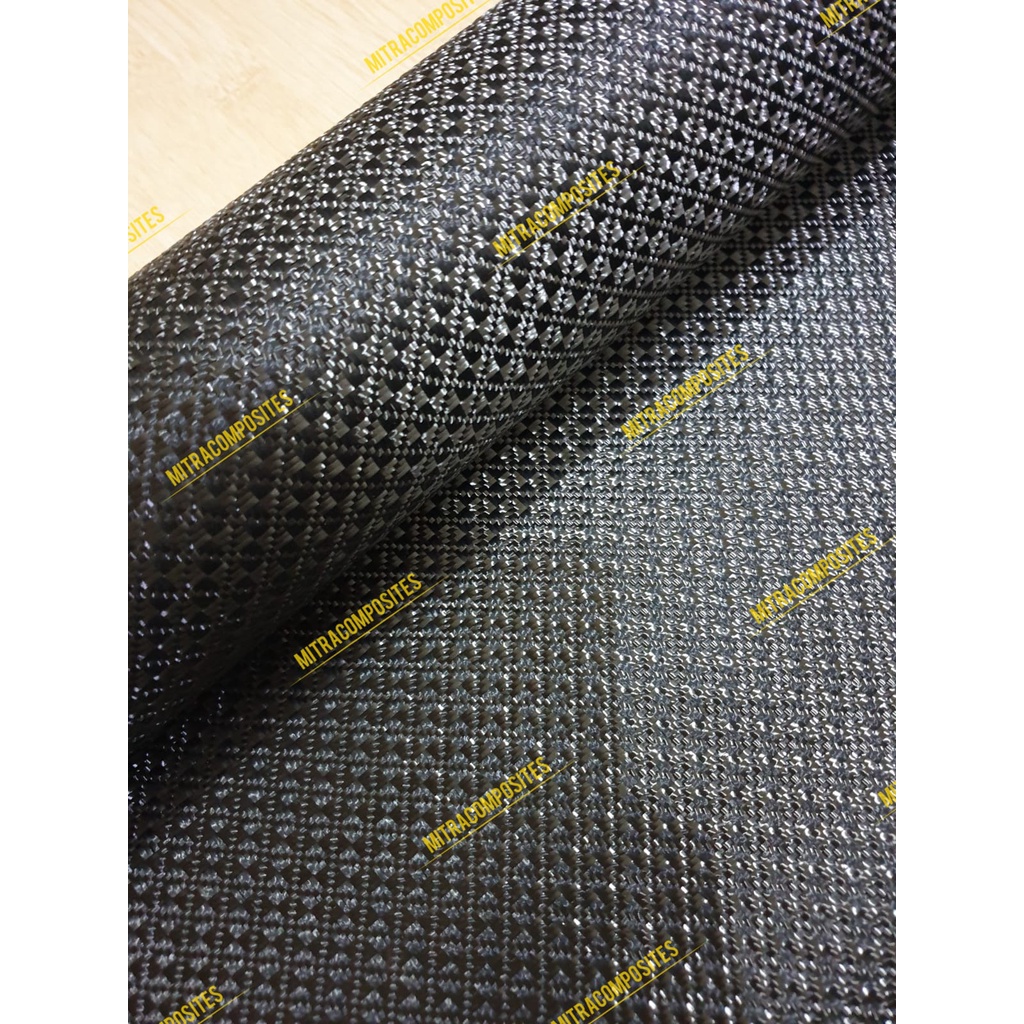 3K Carbon Kevlar Serat Karbon Kevlar Hybrid Jacquard