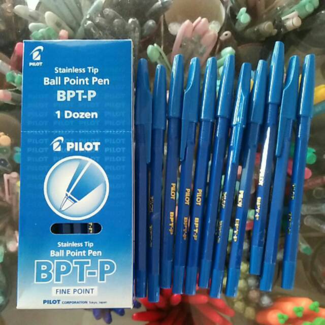 

Bolpen PILOT BIRU isi 12 pcs
