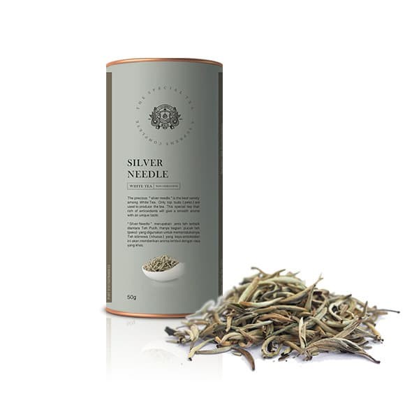 

(BISA COD) White Tea - Mulia Tea - Specialty Tea - Silver Needle (isi 50gr)