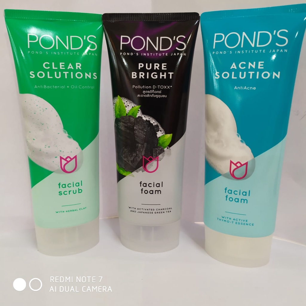 POND'S FACIAL FOAM/SCRUB 100 GRAM