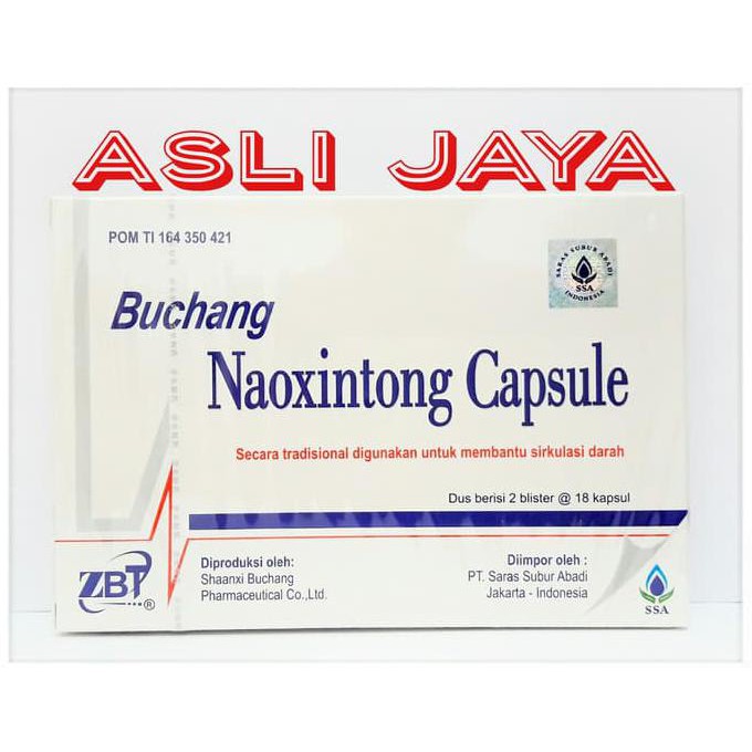 Buchang Naoxintong Capsule (Lembaran)~Obat Jantung & Stroke