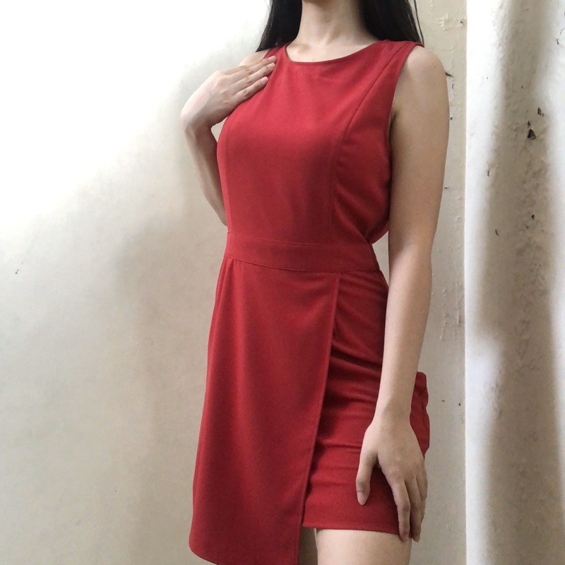 dress forever21 forever 21 preloved backless dress sleeveless dress