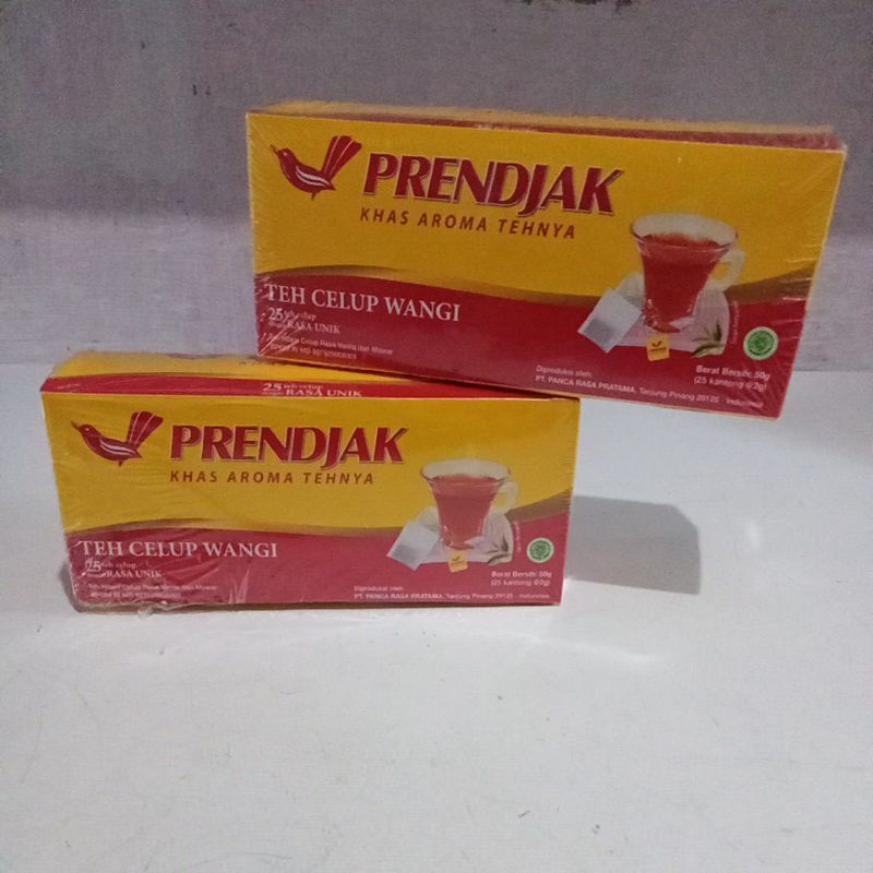 

Teh Hitam Celup Prendjak 50 gr ( isi 25 )