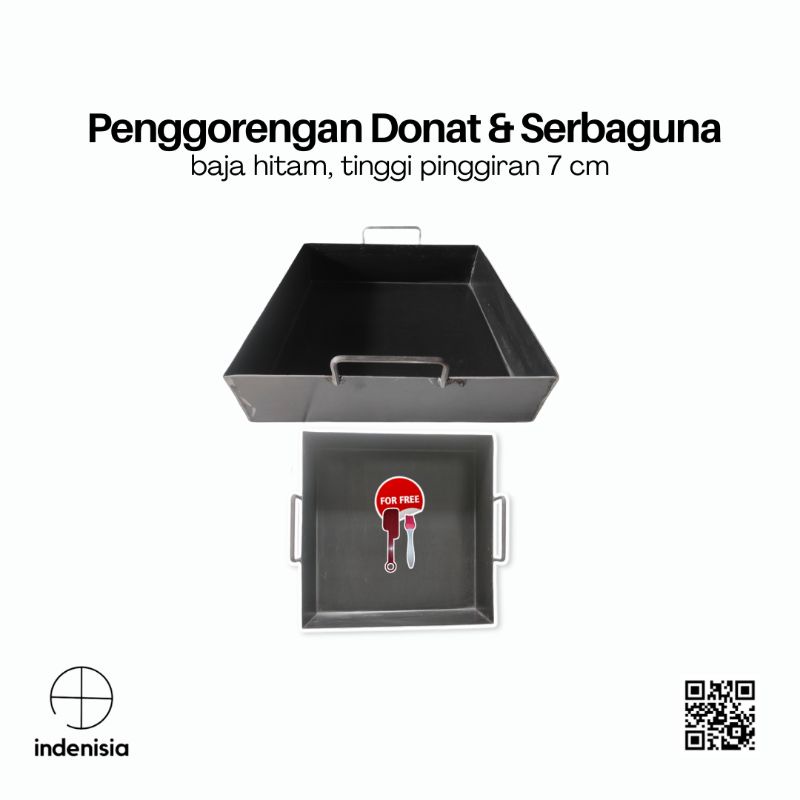 (7 CM) WAJAN DONAT / DONUTS PAN / LOYANG DONAT / PENGGORENGAN DONAT / WAJAN DONAT 7 CM / WAJAN GOREN