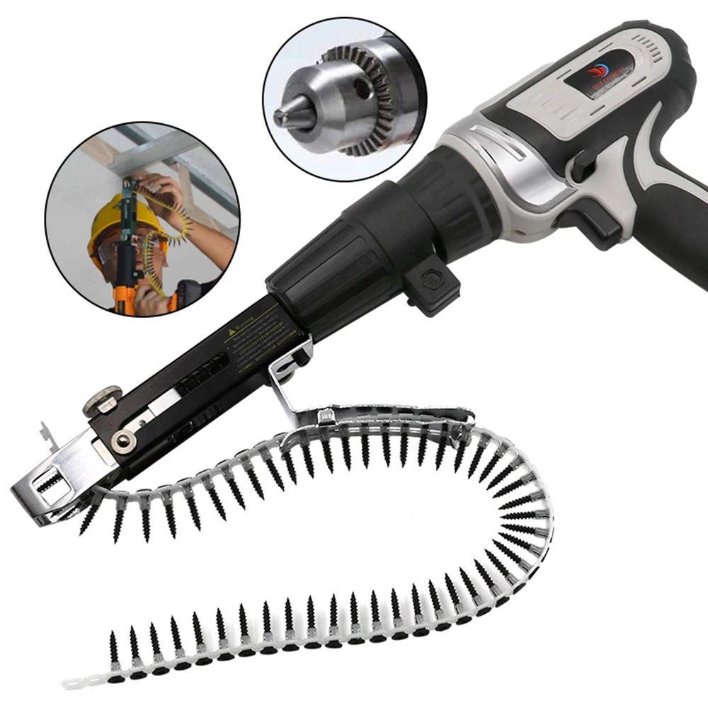 Paku Tembak Rantai Nanas Baru Bor Tempel Cordless Power Adapter Screw Gun