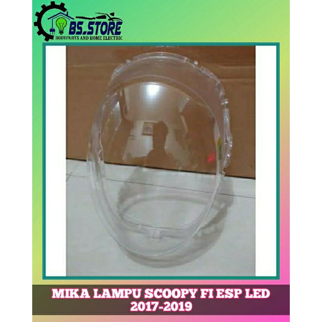 MIKA KACA LAMPU DEPAN HONDA SCOOPY FI K93 ESP LED 2017 2018 2019 | MIKA LAMPU DEPAN SCOOPY FI 2017 2018 2019 LED