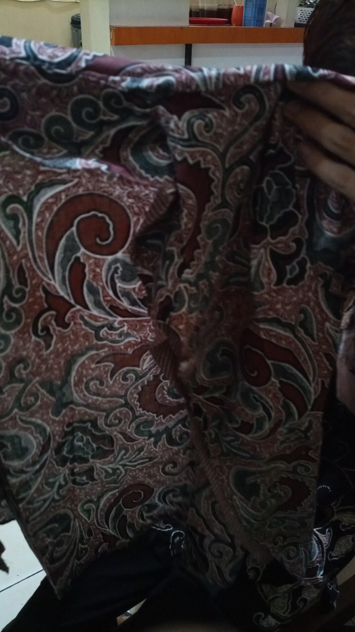 Ada Jumbo Blouse Batik Collata Blus Wanita Kancing Depan Katun Seragam Modern Premium Exclusive