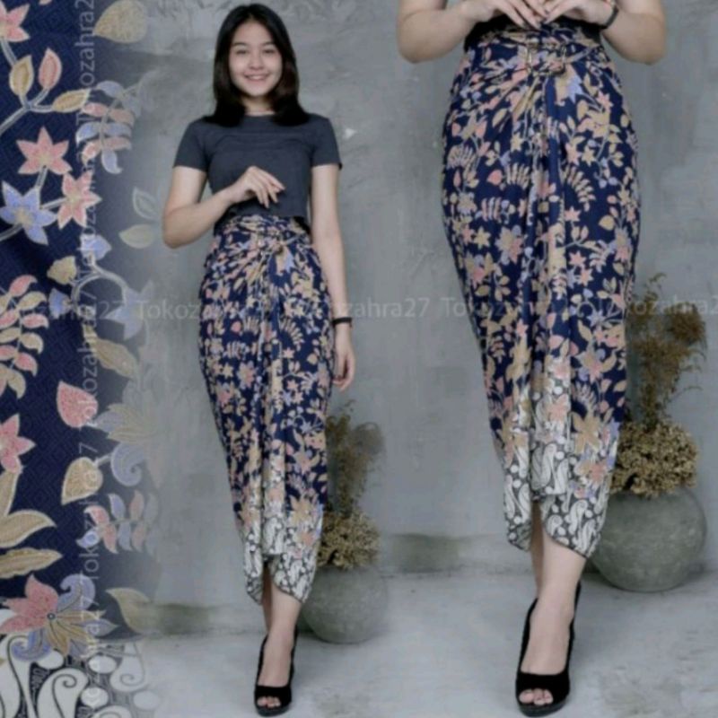 Rok Lilit Batik VOL.3 BY ZAHRATUL27 Batik  Rok Lilit Bawahan Kebaya FREE RING