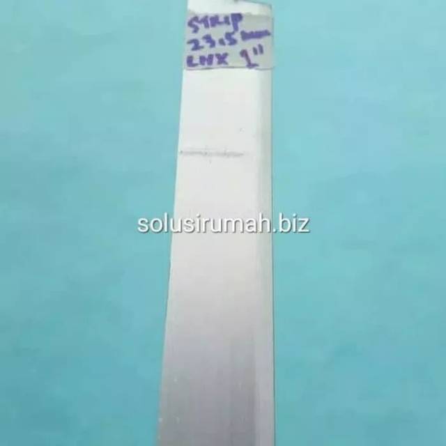 PLAT STRIP ALUMINIUM 1 &quot;X1MMX 1 meter lari LEBAR FULL 23 MM