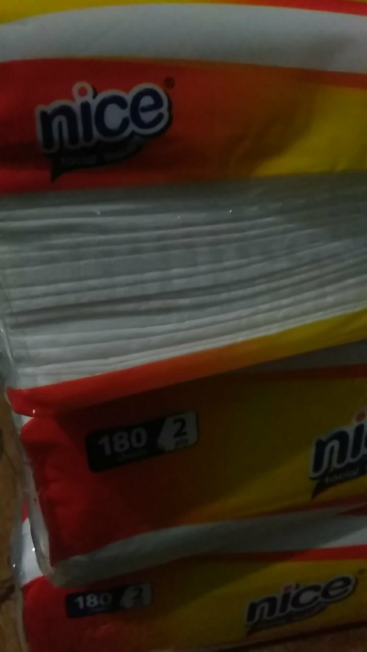 Tissue Nice 180 Sheets 2 Ply Facial