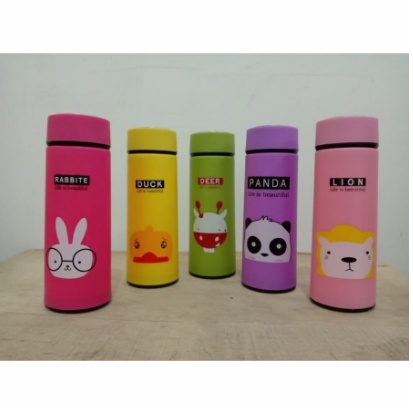 Botol Minum Bahan Kaca Motif Animal