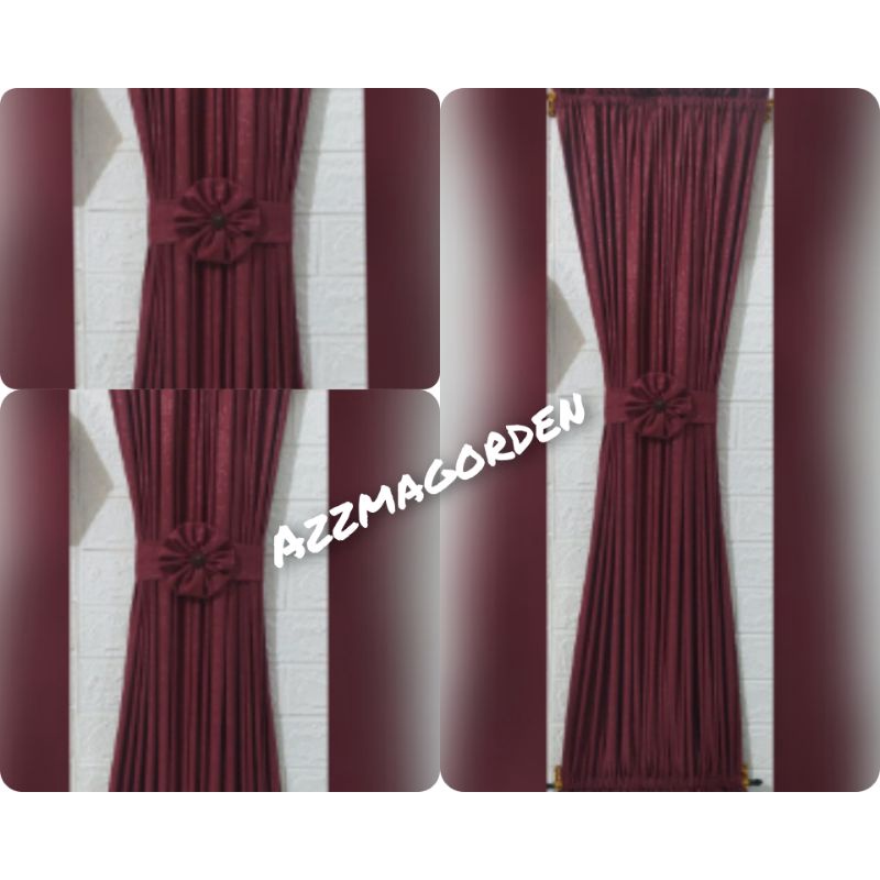 Gorden Polos Murah Katun Gorden Minimalis Gorden Jendela Gorden Terbaru Gorden Katun Blizer Embos