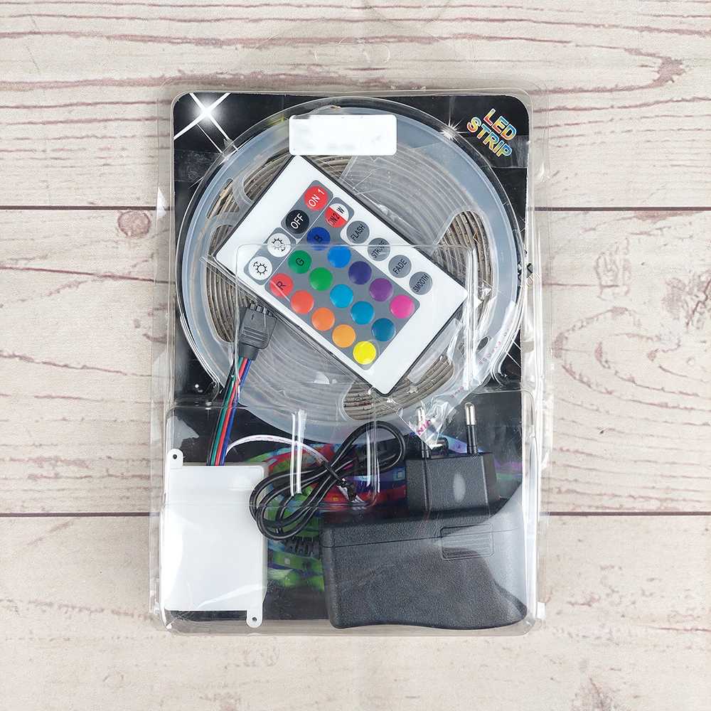 TD - CGC MRTOPELE RGB LED Strip 2835 300 LED 5M with Remote Control - GB302
