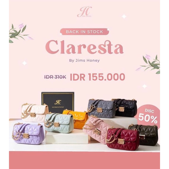 CLARESTA BAG TAS SELEMPANG ELEGAN (BISA COD)