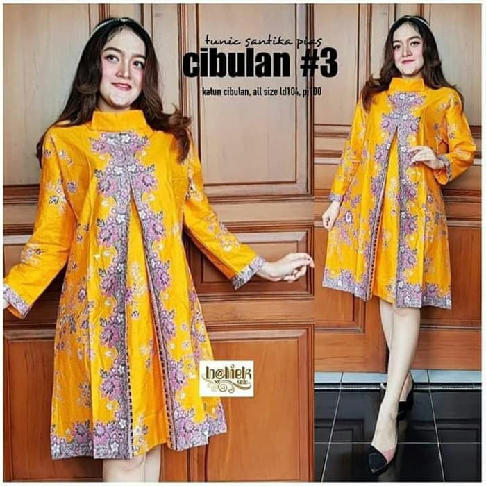 baju blous tunik batik jumbo ld 120 blous tunik batik blous wanita a