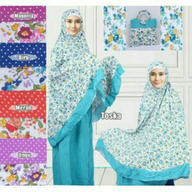 Mukena katun rayon seruni