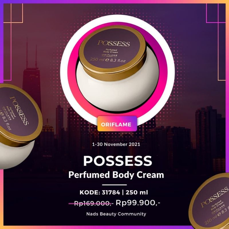 Possess Perfumed Body Cream